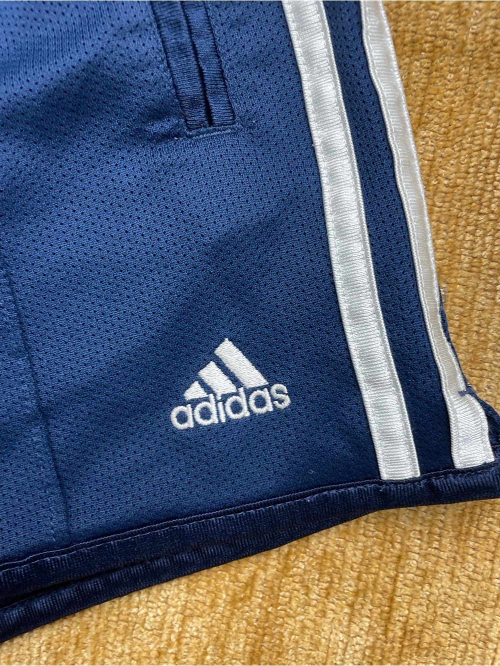 Adidas youth size large, pull on 2 pocket vintage athletic shorts - 2 pair - Picture 7 of 11